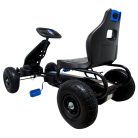 Gokart G8 gyerekeknek, felfújható kerékkel, fekete-kék