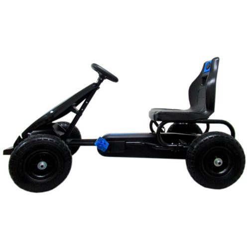 Gokart G8 gyerekeknek, felfújható kerékkel, fekete-kék