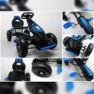 Gokart G8 gyerekeknek, felfújható kerékkel, fekete-kék