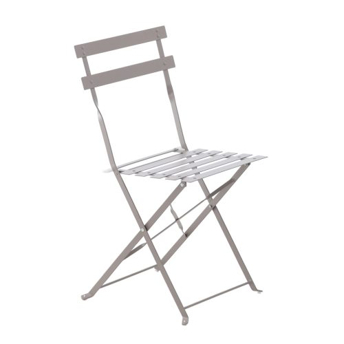 Kerti Bútorkészlet Szürke (Kerek Asztal + 2 Szék)