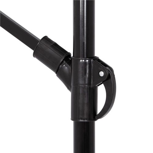 Kerti napernyő, vízálló, dönthető, 300 cm - világos-szürke