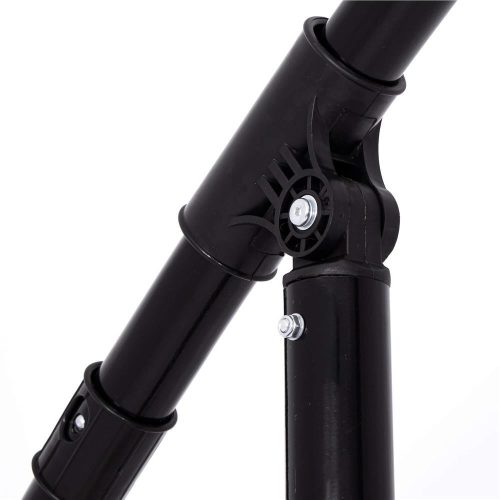 Kerti napernyő, vízálló, dönthető, 300 cm - világos-szürke