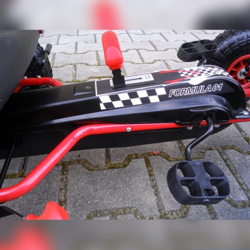 Gokart G1 pedálos autó - piros