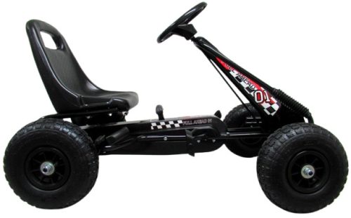 Gokart G1 pedálos kisautó - fekete