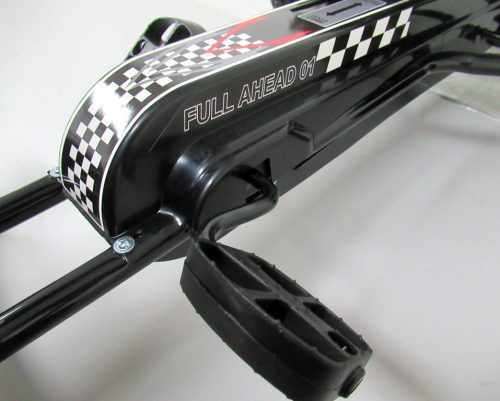 Gokart G1 pedálos kisautó - fekete