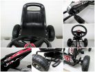 Gokart G1 pedálos kisautó - fekete