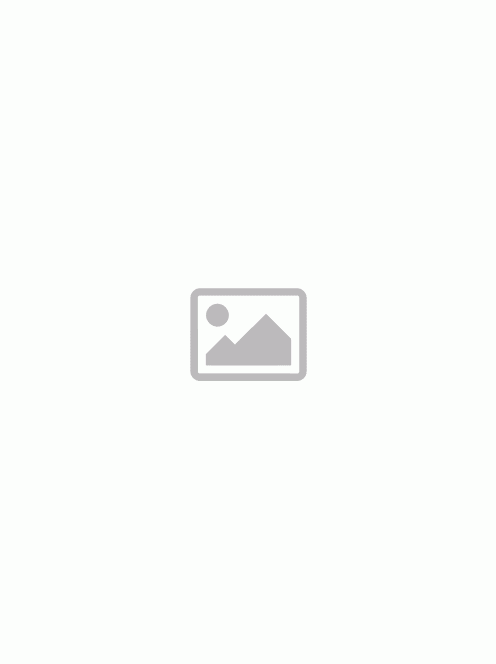 Textil játéktároló, színes, kastély mintás, 55L-es szennyeskosár