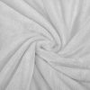 Pomponos plüss ágytakaró, 200x220 cm, szürke