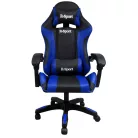 Gamer szék, forgószék masszázs funkcióval, fekete-kék