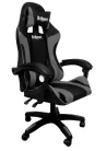 Gamer szék, forgószék masszázs funkcióval, fekete-szürke