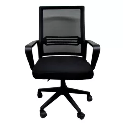   Ergonómikus irodai forgószék, számítógépes karosszék, fekete
