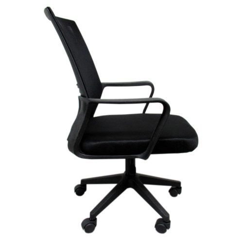 Ergonómikus irodai forgószék, számítógépes karosszék, fekete