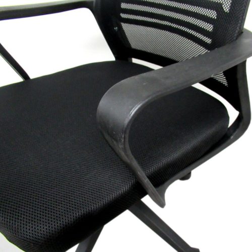 Ergonómikus irodai forgószék, számítógépes karosszék, fekete