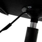 Ergonómikus irodai forgószék, számítógépes karosszék, fekete