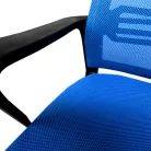 Ergonómikus irodai forgószék, számítógépes szék, kék