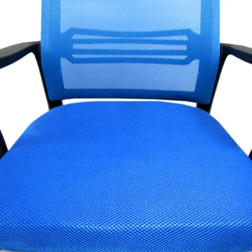 Ergonómikus irodai forgószék, számítógépes szék, kék