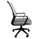Ergonómikus irodai forgószék, számítógépes szék, szürke
