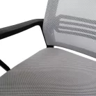 Ergonómikus irodai forgószék, számítógépes szék, szürke