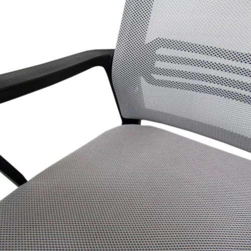 Ergonómikus irodai forgószék, számítógépes szék, szürke