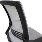 Ergonómikus irodai forgószék, számítógépes szék, szürke