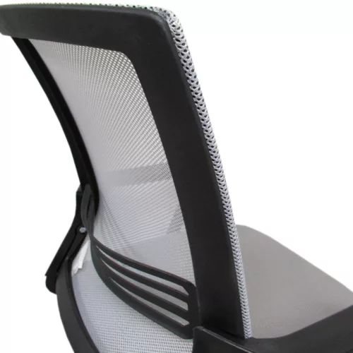 Ergonómikus irodai forgószék, számítógépes szék, szürke