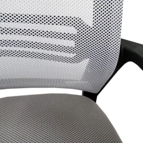 Ergonómikus irodai forgószék, számítógépes szék, szürke