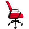 Ergonómikus irodai forgószék, számítógépes szék, piros