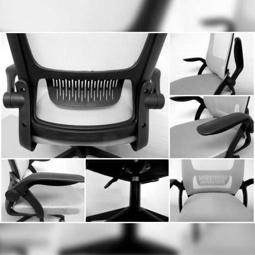 Modern irodai, otthoni forgószék, szürke