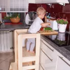 Konyhai fellépő gyerekeknek, natúr színben