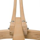 Prémium fa függőágy állvány, LUNGO, natúr