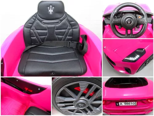 Maserati GranTurismo elektromos kisautó, Rózsaszín