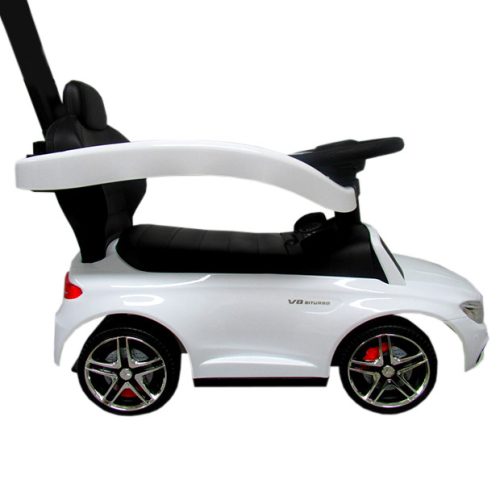 Mercedes AMG C 63 bébitaxi, tolókarral - fehér