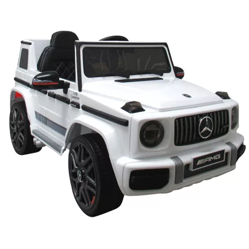 Mercedes G63 licence, elektromos kisautó - fehér