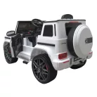 Mercedes G63 licence, elektromos kisautó - fehér