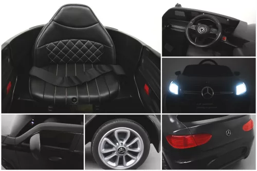 Eredeti Mercedes GLC Concept Coupé- elektromos kisautó, fekete