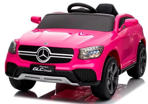 Eredeti Mercedes GLC Concept Coupé- elektromos kisautó, rózsaszín