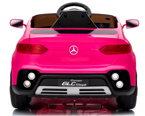 Eredeti Mercedes GLC Concept Coupé- elektromos kisautó, rózsaszín