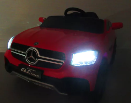 Eredeti Mercedes GLC Concept Coupé- elektromos kisautó, PIROS