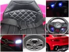 Eredeti Mercedes GLC Concept Coupé- elektromos kisautó, PIROS