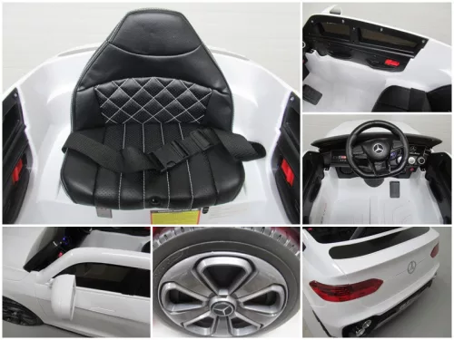 Eredeti Mercedes GLC Concept Coupé- elektromos kisautó, fehér