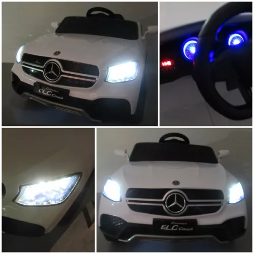Eredeti Mercedes GLC Concept Coupé- elektromos kisautó, fehér