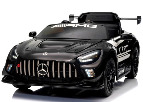 Eredeti Mercedes GT3 Evo- elektromos kisautó, FEKETE