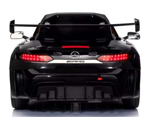 Eredeti Mercedes GT3 Evo- elektromos kisautó, FEKETE