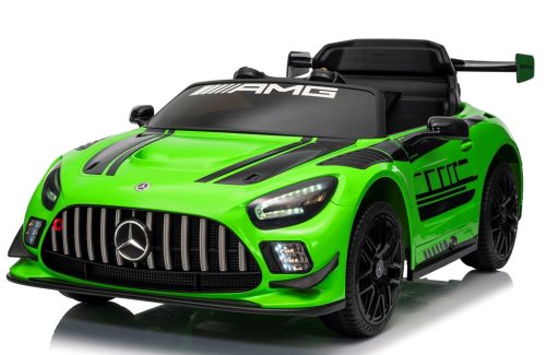 Eredeti Mercedes GT3 Evo- elektromos kisautó, Zöld
