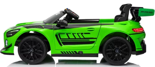 Eredeti Mercedes GT3 Evo- elektromos kisautó, Zöld