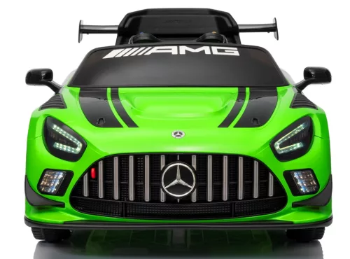 Eredeti Mercedes GT3 Evo- elektromos kisautó, Zöld