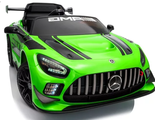 Eredeti Mercedes GT3 Evo- elektromos kisautó, Zöld