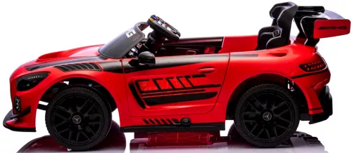 Eredeti Mercedes GT3 Evo- elektromos kisautó, Piros
