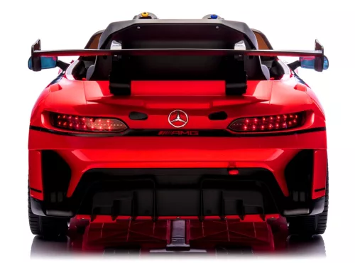 Eredeti Mercedes GT3 Evo- elektromos kisautó, Piros