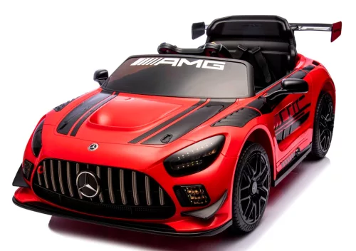 Eredeti Mercedes GT3 Evo- elektromos kisautó, Piros